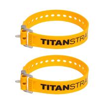 Pulseiras Tie-Down Titan Industrial Straps, 20 cm, pacote com 2, amarelas