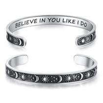 Pulseiras TONY & SANDY Inspirational para mulheres em aço inoxidável