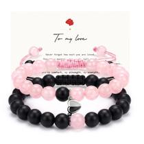 Pulseiras UVGVA Girlfriend Matching Couple Magnetic Heart Pulseiras UVGVA Girlfriend Matching Couple Magnetic Heart