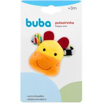 Pulseirinha Com Chocalho Infantil Happy Zoo Baby Girafinha 09828 - Buba