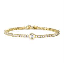 Pulsera de Tenis Pearich de Oro 14K para Mujeres 17 cm Pulsera de Tenis Pearich de Oro 14K para Mujeres 17 cm