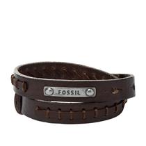 Pulsera Fossil JF87354040 de Cuero Marrón Doble Vuelta 48 cm Pulsera Fossil JF87354040 de Cuero Marrón Doble Vuelta 48 cm