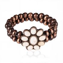 Pulsera Montana West Rustic Couture con Turquesa Pulsera Montana West Rustic Couture con Turquesa