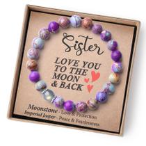 Pulsera THEMEROL Hermanas con Cristales Elástica Regalo