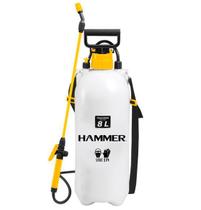 Pulverizador Borrifador Manual Hammer - 8 Litros - Alta Pressão