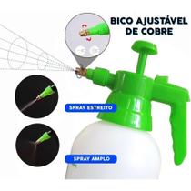 Pulverizador Borrifador Portátil Alta Pressão 1,5 L Jardinagem Manual Verde Bico Ajustável