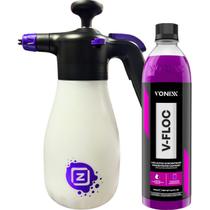 Pulverizador Compressão Manual 2 Em 1 Zacs 1,8l V-floc 500ml Pulverizador Compressão Manual 2 Em 1 Zacs 1,8l V-floc 500ml