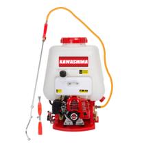 Pulverizador Costal Combustão 25l 25cc 2 Tempos Vermelho Kawashima