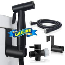 Pulverizador de bidé portátil GASLIKE de aço inoxidável preto Pulverizador de bidé portátil GASLIKE de aço inoxidável preto