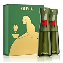 Pulverizador de Óleo FLAIROSOL OLIVIA Kit com 2 Frascos de Vidro 200 ml Pulverizador de Óleo FLAIROSOL OLIVIA Kit com 2 Frascos de Vidro 200 ml