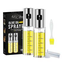 Pulverizador de óleo NextG Ideaz 2 garrafas de vidro transparente de 100mL Pulverizador de óleo NextG Ideaz 2 garrafas de vidro transparente de 100mL