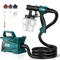 Pulverizador de tinta NEU MASTER 600W HVLP elétrico com mangueira de ar de 6 pés