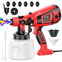 Pulverizador de tinta Pokk 850W HVLP Electric com 6 bicos e 3 padrões Pulverizador de tinta Pokk 850W HVLP Electric com 6 bicos e 3 padrões