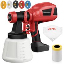 Pulverizador de Tinta Sem Fio Houselife - Compatível com Bateria Milwaukee M18 18V - 5 Bicos de Cobre