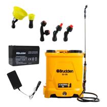 Pulverizador Elétrico Costal Brudden Bateria Ss-12b 12litros Laranja