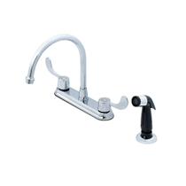 Pulverizador lateral de torneira Oakbrook Homewerks Chrome com 2 alças