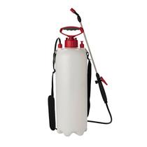 Pulverizador Manual BP 10 m 10L Compressão Prévia com Gatilho, Lança Inox e Válvula de Alívio Branco