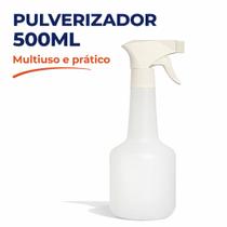 Pulverizador Spray 500ml Multiuso Borrifador Manual Para Limpeza Plantas Cabelo Jardim