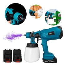 Pulverizador Spray De Pintura Portátil 21v Elétrico 1000ml
