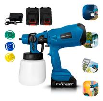 Pulverizador Tinta Profissional Elétrico Portátil 2 Baterias Pulverizador Tinta Profissional Elétrico Portátil 2 Baterias