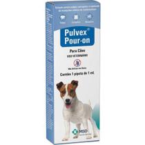 Pulvex pour on para cães até 15kg - 1ml - MSD