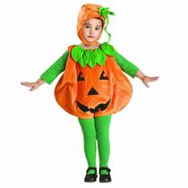 Pumpkid abóbora tamanho do bebê 6-12 MO Costume Romper Outfit