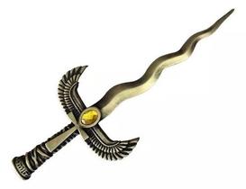 Punhal Athame Ansata Egípcia Para Ritual Ouro 20 cm