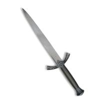 Punhal Decorativo Lâmina em Aço Inox sem Fio com Bainha 36 cm