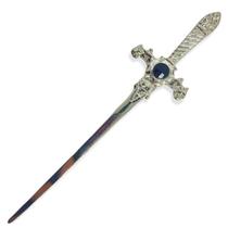 Punhal metal Prata Brilhante Pretal 15 Cm