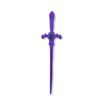 Punhal metal Roxo Com Pedra azul 15 Cm