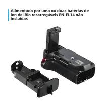 Punho De Bateria Vertical Com Controle Remoto IR Para Câmera DSLR D5500 D5600 EN-EL 14 Alimentado