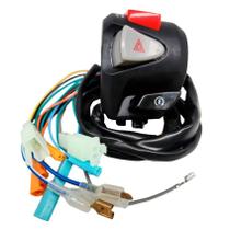 Punho De Partida Com Pisca Alerta Cb500 Fan 150 Titan 160 Start 160 Com Plug
