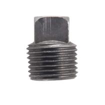 Punta Billco 1/4" MPT Cabeza Cuadrada de Acero Negro