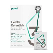 Puori P3 Health Essentials - Multivitaminas para homens e mulheres - 30 porções - Omega 3, Vitamina D, Magnésio, Zinco - Multi-Nutriente para Cérebros e Energia