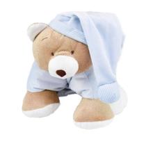 Puppet Travesseiro de Bebe Urso Nino Azul - Zip Toys