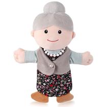 Puppet ZJoey Grandma Plush Family Hand Puppet 30 cm