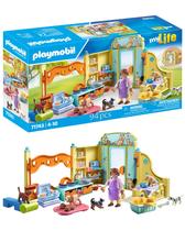 Puppy Care Center Playmobil com 8 filhotes, bonecos e acessórios