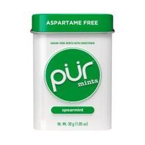 Pur Mints Spearmint Bala Sem Açúcar Com Xilitol Hortelã Pur Mints Spearmint Bala Sem Açúcar Com Xilitol Hortelã