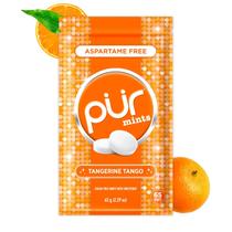 Pur Mints Tangerine Bala Sem Açúcar Com Xilitol 65g Pur Mints Tangerine Bala Sem Açúcar Com Xilitol 65g