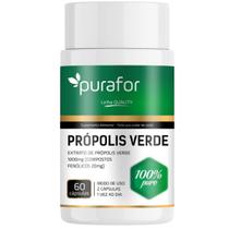 Purafor Própolis Verde 60 cápsulas 1000 mg Purafor Própolis Verde 60 cápsulas 1000 mg