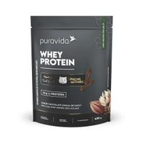 Puravida Whey Protein Isolado Chocolate Língua de Gato 450g
