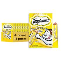 Purê cremoso Cat Treats Temptations com frango 12 m+ 44 x 0,42 onças