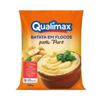 Pure de batata instantaneo em flocos qualimax c/ 800 gr