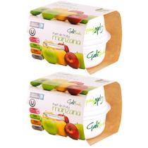 Purê de Fruta Maçã Galifresh 2x Pack 200g Importado