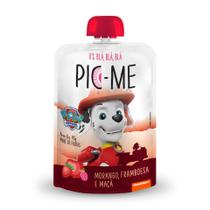 Purê de Frutas Paw Patrol Morango, Framboesa e Maçã Sem Açúcar Pic Me 90g