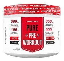 Pure Pre Treino Workout Puretech 100g