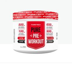Pure Pre Workout 100g Uva - PureTech Suplemento Pure Pre Workout 100g Uva - PureTech Suplemento