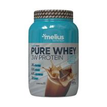 Pure Whey 3W Protein (900g) - Sabor: Chocolate - Health Time Nutrition