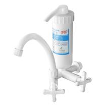 PURIFICADOR AGUA BRANCO C TORNEIRA Bica Movel Pratica 12 - HERC