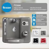 Purificador Água Natural Alcalina Ionizada c/ Ozônio Fitzon Cinza 110v - Brazon